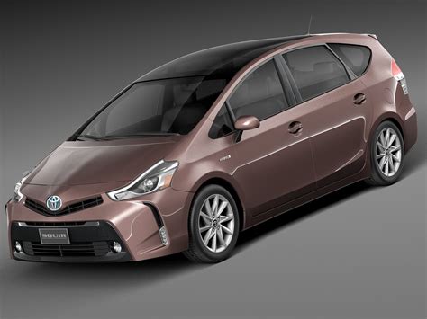 Toyota Prius V 2015 3d Model By Squir