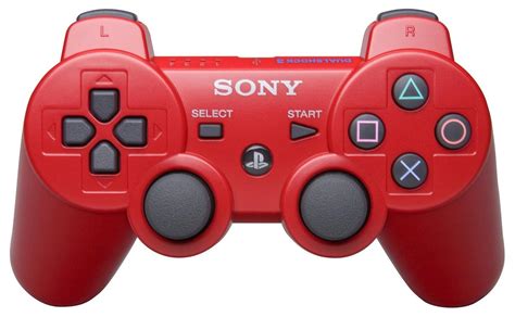 Sony Ps3 Dualshock 3 Refurbished Wireless Controller Red First Games