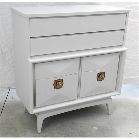 That means the piece is. White Diamond Front Dresser by United Furniture | Chairish