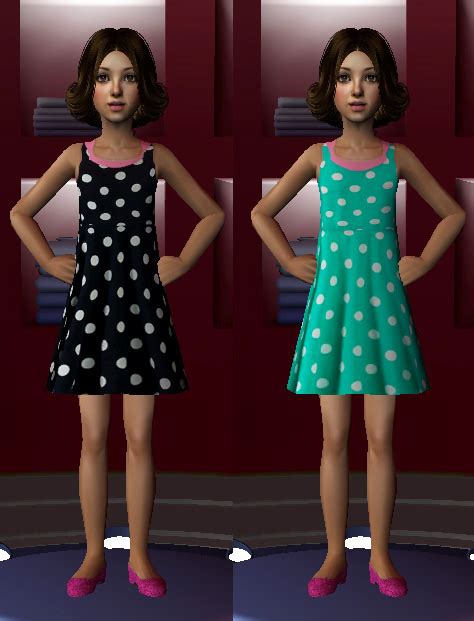 Birdgurls Sims 2 Creations Child Female Dress Collection 51