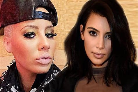 Amber Rose Vs Kim Kardashian In Photosdiamond Celebrities