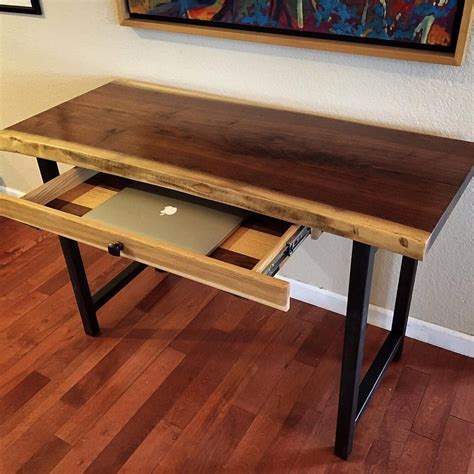We did not find results for: Custom Made Walnut Live-Edge Desk With Hand-Forged Metal ...