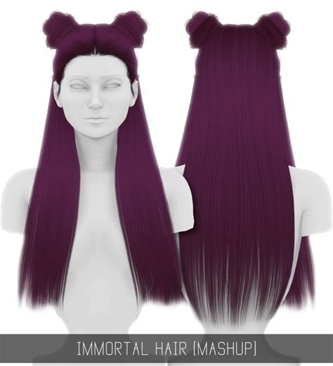Immortal Hair Mashup At Simpliciaty Sims 4 Updates