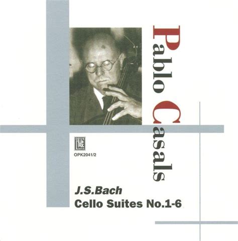 bach cello suites nos 1 6 pablo casals cd album muziek