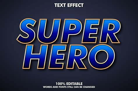 Editable Blue And Orange Text Effect In 2020 Text Effects Modern