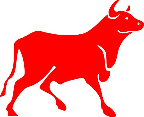 Toro Rojo De La Especie Bovina Gráficos Vectoriales Gratis En Pixabay