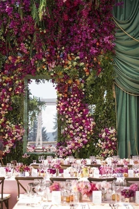 Fabulous Flower Walls Trending In Wedding Decor Blog