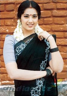 Meena In Black Saree Actress Photos