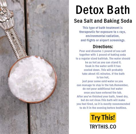 It dissolves fully in water and is commonly added to oral hygiene and. Top 25 Detox Bath Recipes - Beauty Tips