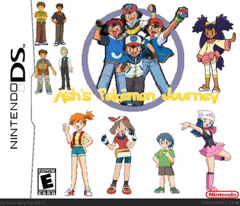 Ash Ketchum's Pokemon Journey Nintendo DS Box Art Cover by Sonic Amy Fan