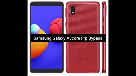 Samsung Galaxy A3 Core Frp Bypass With Test Point Methodsm A013gsm