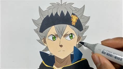 How To Draw Asta Easy Black Clover ブラッククローバー Youtube