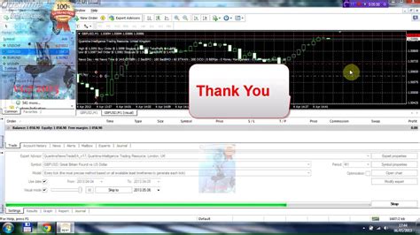 Quantina Intelligence Forex News Trader V1 7 2013 Test For Review Youtube