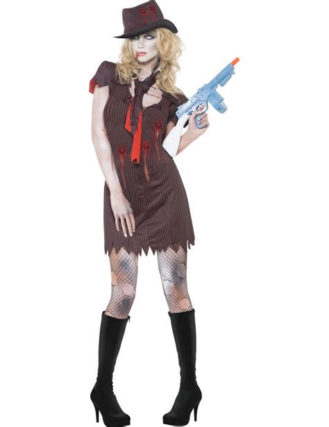 Déguisement zombie gangster sexy femme Halloween Deguise toi achat
