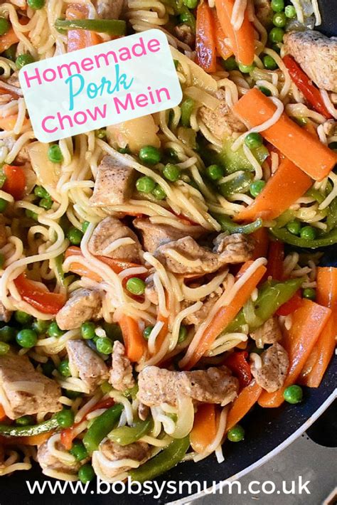 Pork Chow Mein Recipe Pork Chow Mein Chow Mein Food Recipes