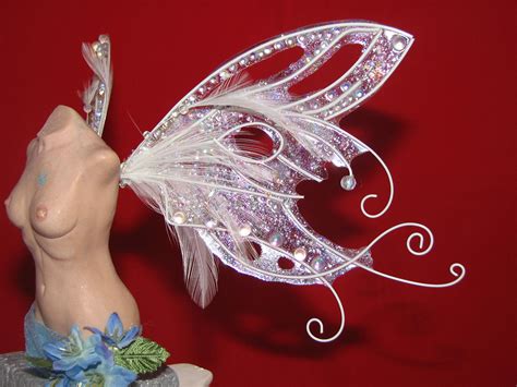 Titania wings in luna painted pattern. Handmade miniature Faery Wings (With images) | Faerie ...