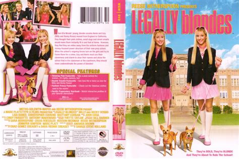 Legally Blondes 2009 Ws R1 Movie Dvd Cd Label Dvd Cover Front Cover