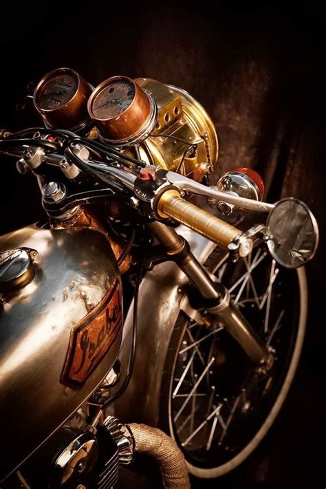bobber steampunk style steampunk cafe motorcycle cool bikes