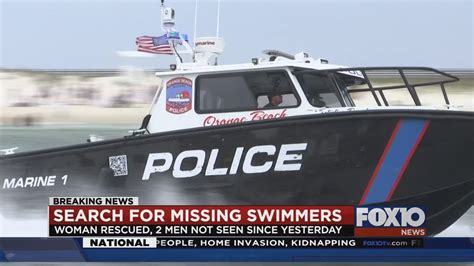 Search Continues For Missing Swimmers In Orange Beach Youtube