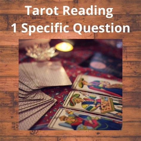 Psychic Tarot Reading One Specific Question Fast Etsy