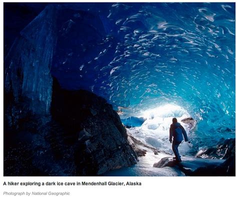Explore An Ice Cave Ice Cave Alaska Vacation Mendenhall Ice Caves