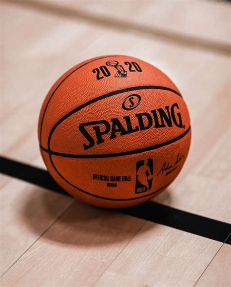 2020 Nba Official Finals Game Ball Spalding Spalding