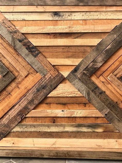 Reclaimed And Salvaged Wood Chevrons Rustic Wall Art Home Décor Wall