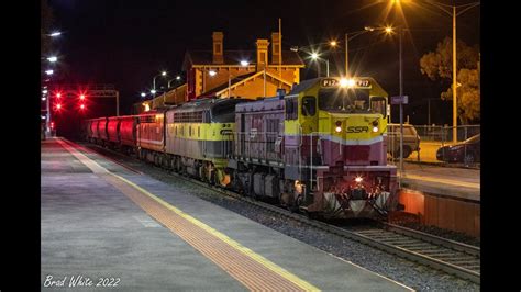 Ssrs 0082 Light Loco Transfer And 9097 Deniliquin Grain 221122 Youtube