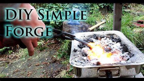 Make a small blacksmith's forge. How to Make a Simple DIY Blacksmiths Forge - YouTube