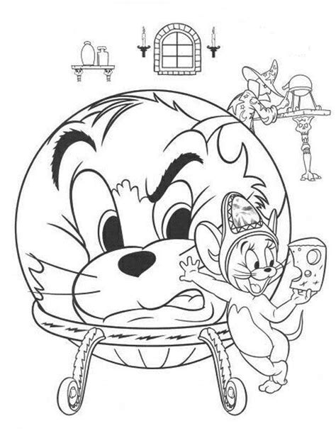 Coloring Pages Of Tom And Jerry Coloring Home