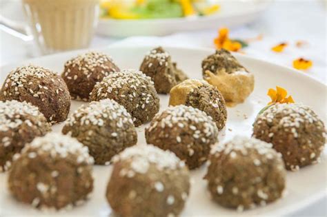 Healthy Baked Falafel With Turmeric Tahini Dressing Ascension Kitchen