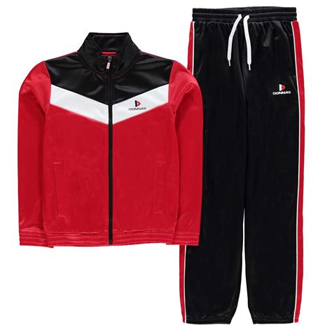 Donnay Poly Tracksuit Junior Boys