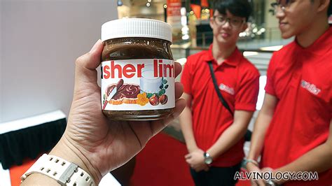 Create a print ad for a candy/sweet. How to get your own customised Nutella - Alvinology