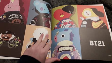 Unboxing Bt21 Colouring Book Youtube