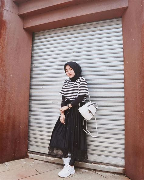 30 Ide Keren Hijab Style Ootd Angela T Graff