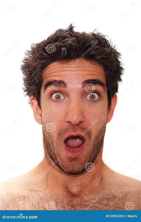 Surprised Man Stock Image Image Of Expression Surprised 5392233
