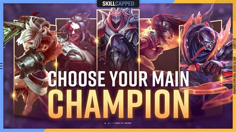 How To Choose Your Main Champion Beginners League Of Legends Guide