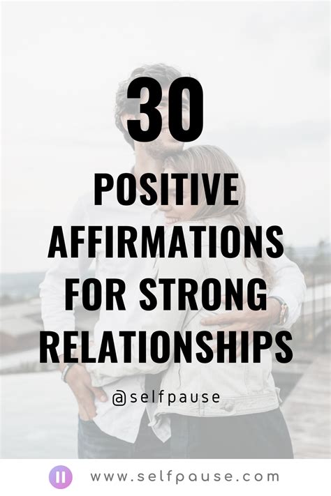 Relationship Affirmations Selfpause In 2020 Affirmations Love You