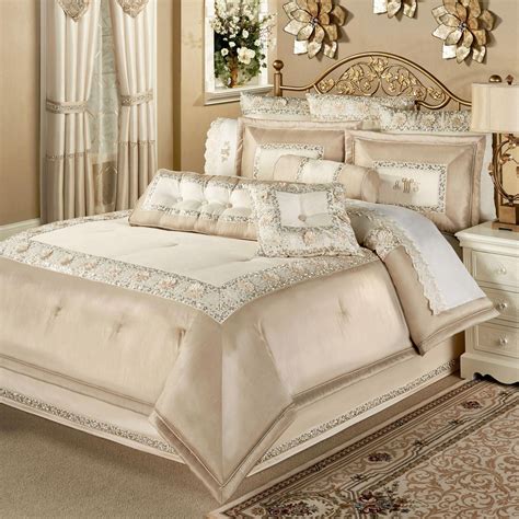 Elegante Faux Silk Luxury Comforter Bedding Luxurybeddinggold Elegant