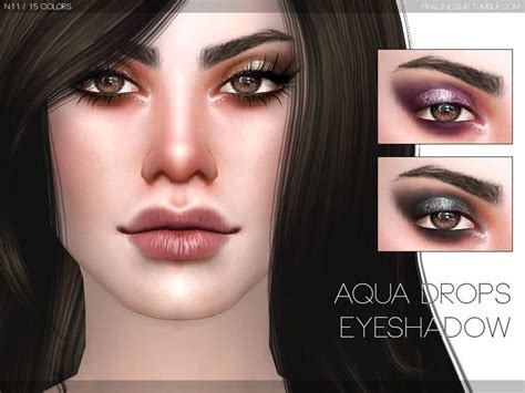Glossy Eyeshadow In 15 Colors Found In Tsr Category Sims 4 Female