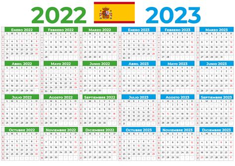 Calendario 2022 España Con Días Festivos Para Imprimir