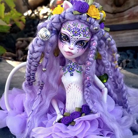 Kvïtka Custom Ooak Catrine Demew Monster High Doll By Ladyspoonart