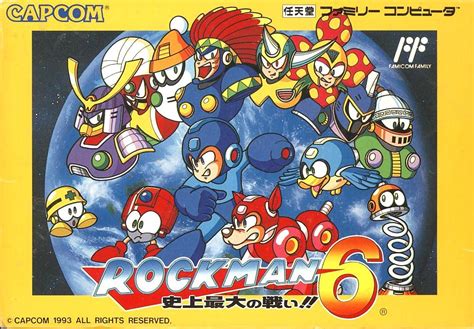 Mega Man 6 1993 Nes Box Cover Art Mobygames
