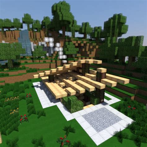 Rated 5.0 from 1 vote and 0 comment. Modern wood house | Modern minecraft houses, Minecraft ...