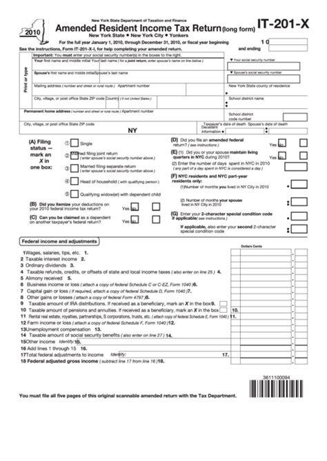 It 201 Printable Form Printable Forms Free Online