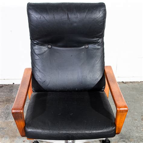 Danish Executive Office Chair By Komfort Vintage Mid Century