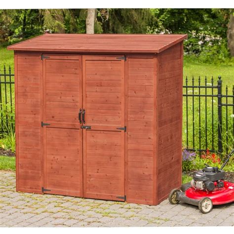6 Ft W X 3 Ft D Solid Wood Lean To Tool Shed Outdoor Storage Sheds