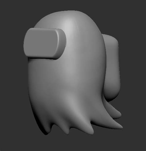 Download Stl File Ghost Among Us Phantom • 3d Printable Object ・ Cults