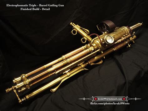 Steampunk Gatling Gun Electroplasmatic Rotary Cannon 001 Flickr