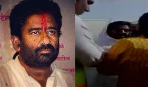 Video Of Shiv Sena Mp Ravindra Gaikwad Slapping Air India Staff Goes